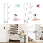 Meuble à chaussures, meuble à chaussures d'entrée, meuble de rangement pour balcon, étagère à chaussures grande capacité, blanc