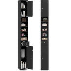  Slim Bathroom Storage Cabinet Linen Tower w/Drawer