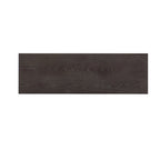 Table console à rayures classiques 51,3 en MDF – Placage frêne et pieds en bois de sapin avec 2 tiroirs