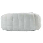 Chaise longue beige en chenille à dossier haut 59,05