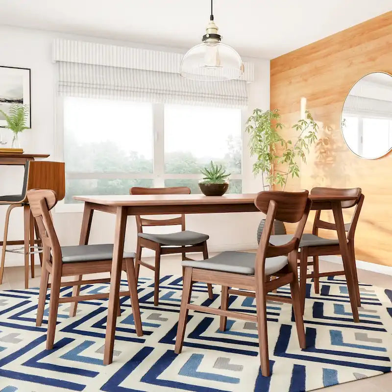 Mid-Century Modern 5 Piece Dining Set by Christopher Knight Home
