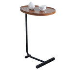 Tables d'appoint en C marron (lot de 2) - 11,81 x 17,72 x 23,62