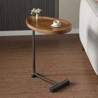 Tables d'appoint en C marron (lot de 2) - 11,81 x 17,72 x 23,62