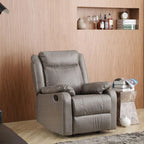 Fauteuil inclinable à bascule en similicuir rembourré et confortable