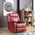 Fauteuil inclinable à bascule en similicuir rembourré et confortable