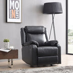 Fauteuil inclinable à bascule en similicuir rembourré et confortable