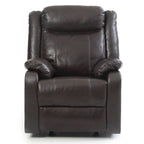 Fauteuil inclinable à bascule en similicuir rembourré et confortable