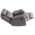 Fauteuil inclinable à bascule en similicuir rembourré et confortable