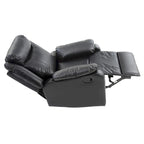 Fauteuil inclinable à bascule en similicuir rembourré et confortable