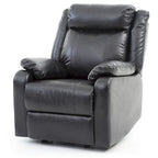 Fauteuil inclinable à bascule en similicuir rembourré et confortable