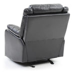 Fauteuil inclinable à bascule en similicuir rembourré et confortable