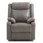 Fauteuil inclinable à bascule en similicuir rembourré et confortable