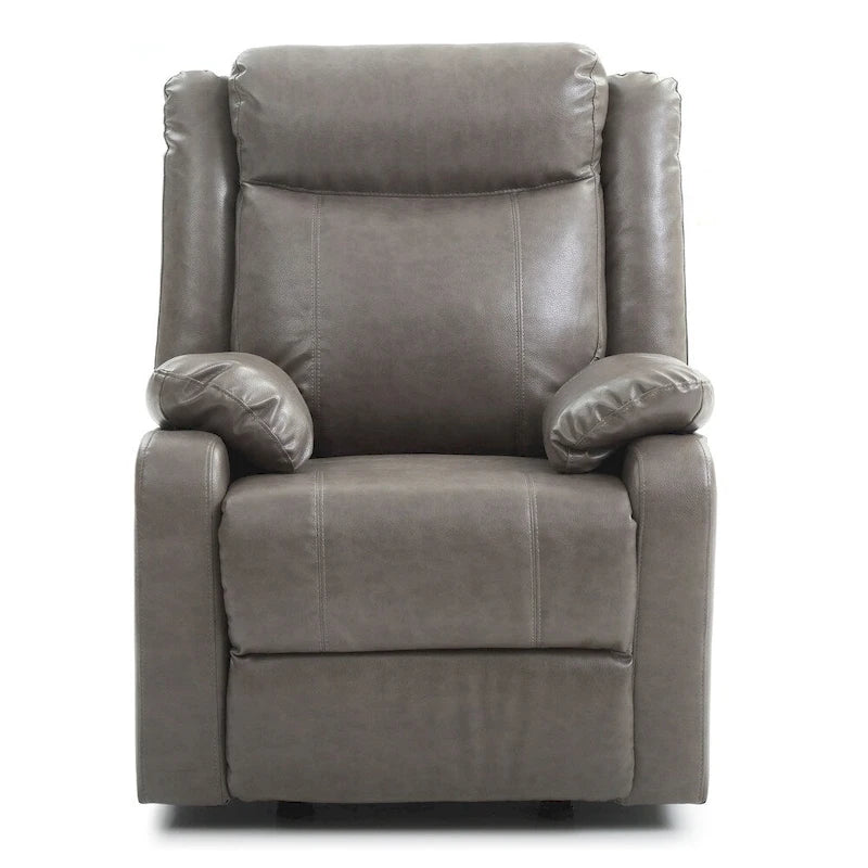 Fauteuil inclinable à bascule en similicuir rembourré et confortable