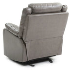 Fauteuil inclinable à bascule en similicuir rembourré et confortable