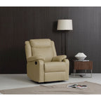Fauteuil inclinable à bascule en similicuir rembourré et confortable