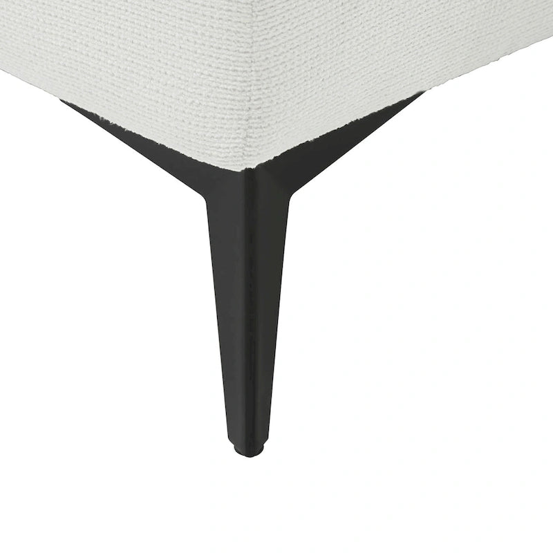 Canapé modulable réversible en U avec table d'appoint en bois et design réversible