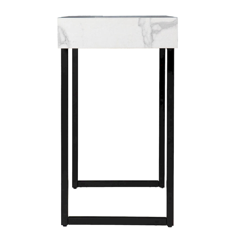 Console moderne en faux marbre au design contemporain