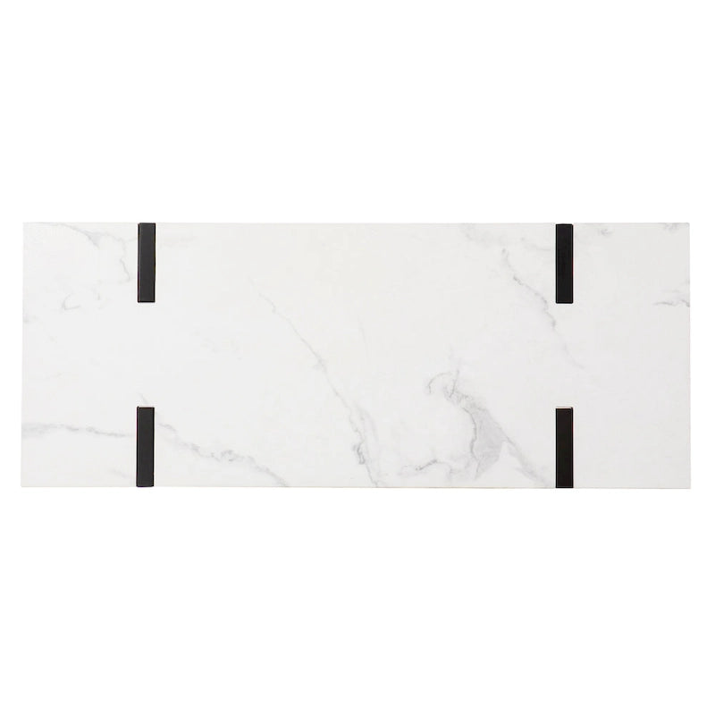 Console moderne en faux marbre au design contemporain