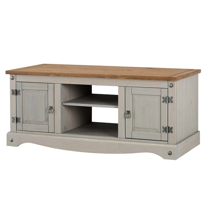Meuble TV en bois massif au design classique