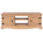 Meuble TV en bois massif au design classique