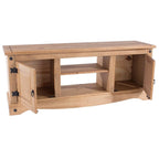 Meuble TV en bois massif au design classique
