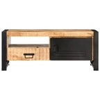 Table basse et table d'appoint en bois massif pour le salon