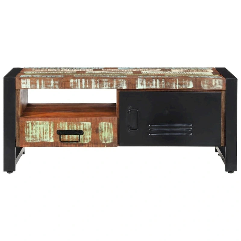 Table basse et table d'appoint en bois massif pour le salon