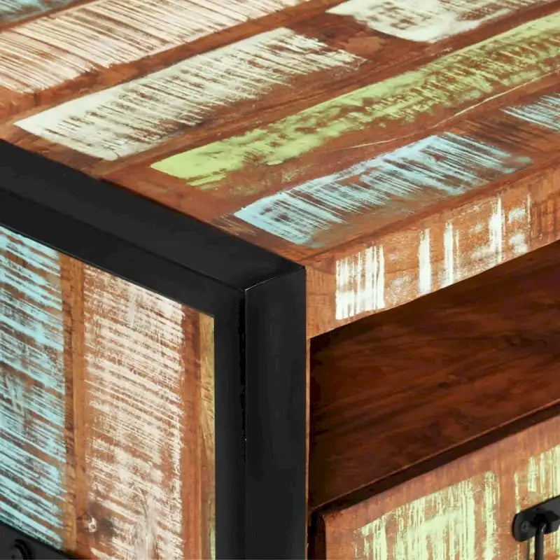 Table basse et table d'appoint en bois massif pour le salon