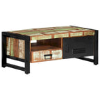 Table basse et table d'appoint en bois massif pour le salon