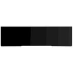 Meuble TV en rotin avec étagère ouverte, 54L x 15P x 22H