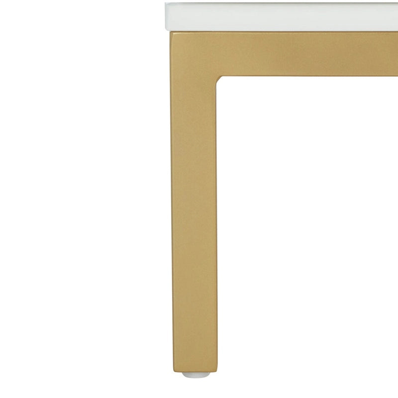 Meuble TV en rotin avec étagère ouverte, 54L x 15P x 22H