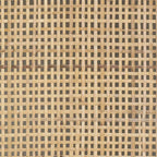 Meuble TV en rotin avec étagère ouverte, 54L x 15P x 22H