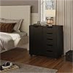 Commode 5 tiroirs avec 1 porte - 14.2P x 28.7L x 29.53H