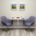 Bureau mural blanc de 76 cm