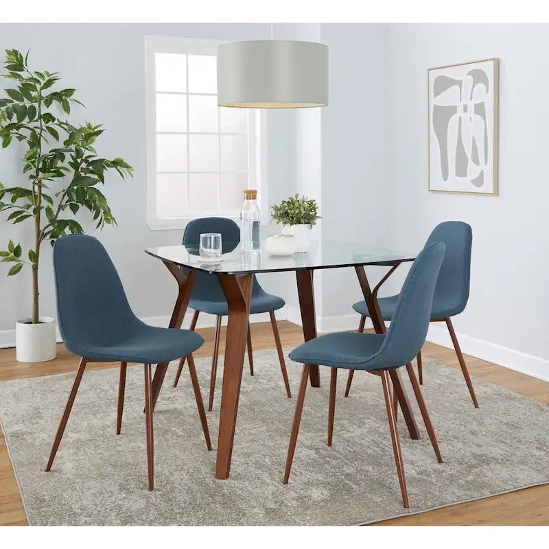 Sala Stone 5-Piece Square Dining Set