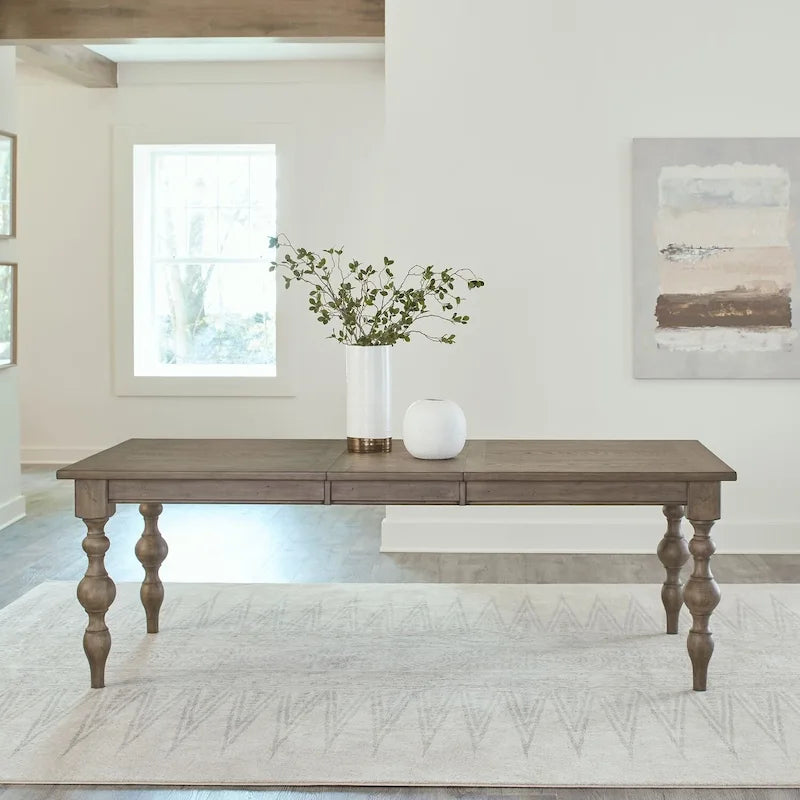 Table rectangulaire à pieds Americana Farmhouse Dusty Taupe