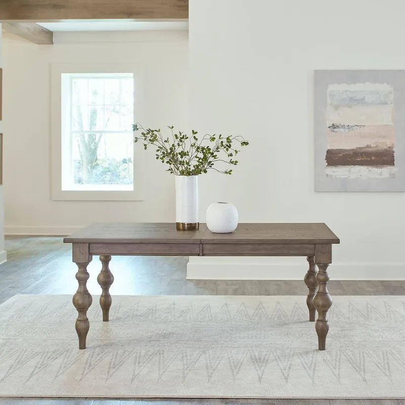Table rectangulaire à pieds Americana Farmhouse Dusty Taupe