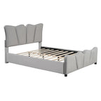 Lit Plateforme Capitonnée Grand Lit Capitonnée en Velours