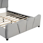 Lit Plateforme Capitonnée Grand Lit Capitonnée en Velours